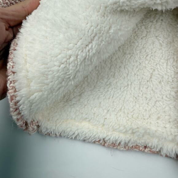 Zara Pink Cozy Hooded Sweater - Picture 4 of 5